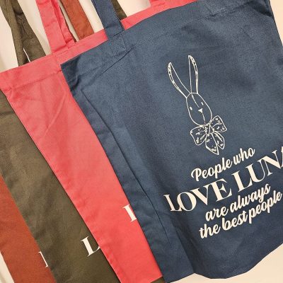 People Who Love Luna Printed Shopper