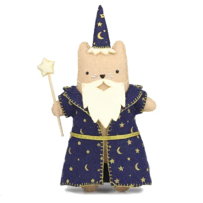 Wizard Cat - Felt Doll Kit by Kiriki Press