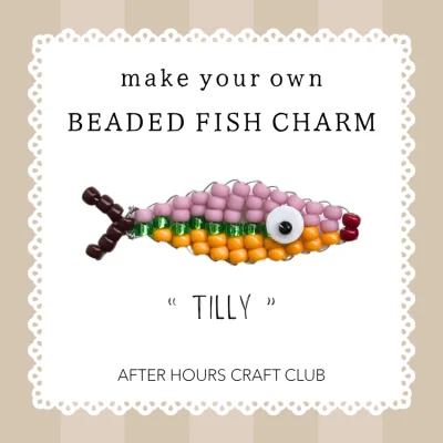 Tilly Fish Charm Beading Kit