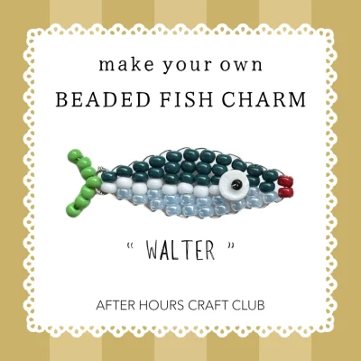 Walter Fish Charm Beading Kit