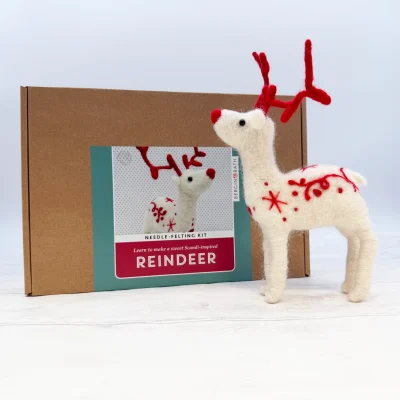 Reindeer Needle Felting Kit
