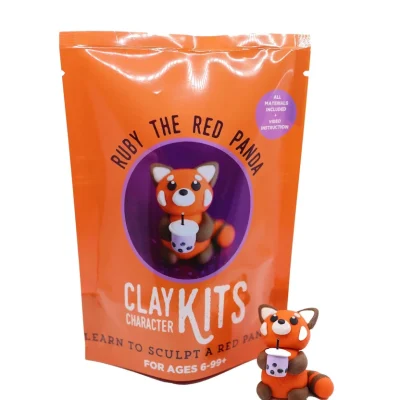 Ruby The Red Panda Polymer Clay Kit